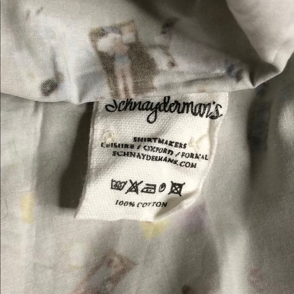 Schnayderman's Crowded Beach Shirt Men’s Button 43 - Picture 7 of 8